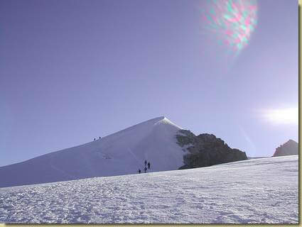 la cima quota 3670 m. 
