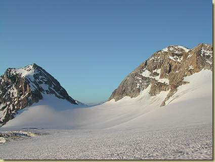Col di Rhemes - a sinistra il Roc del Fond