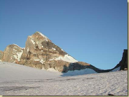 Tsanteleina - a destra il colle