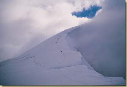 Weissmies cresta sud-ovest 